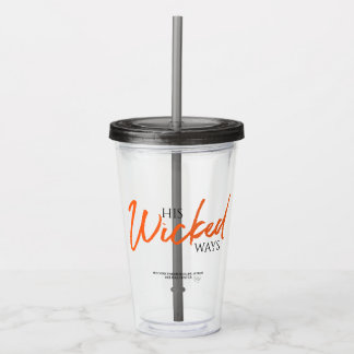 Copo De Acrílico Seu Wicked Wicler Acrylic Tumbler