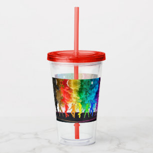 Copo De Acrílico SlipperyJoe's Dancing Pride Shadows gay presentes