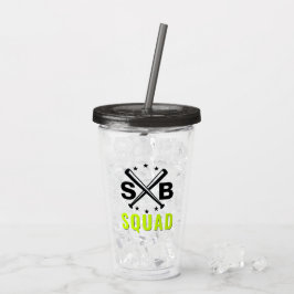 Copo De Acrílico Softball Squad Tumbler