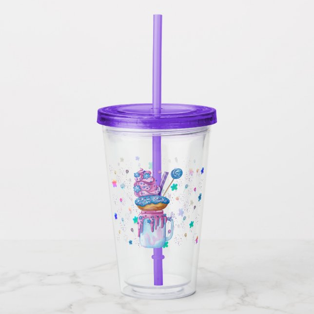 Copo De Acrílico Sorvete Delight Acrylic Tumbler (Frente)