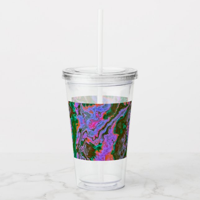 Copo De Acrílico Sour Marble Acrylic Tumbler (Frente)