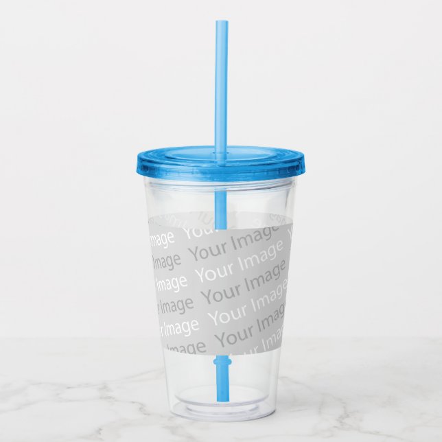 Copo De Acrílico Sua Imagem Acrylic Tumbler (Frente)