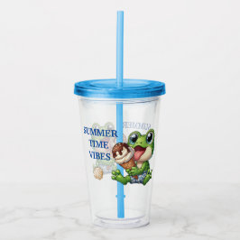 Copo De Acrílico Summer Vibes Acrylic Tumbler