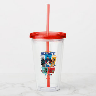 Copo De Acrílico Super Pets & Justice League - Ativate!