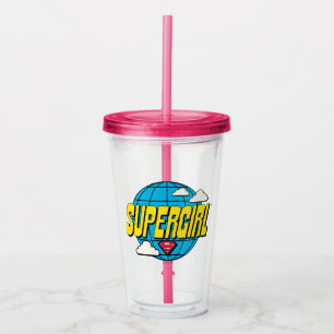 Copo De Acrílico Supergirl Gráfico Pop Global