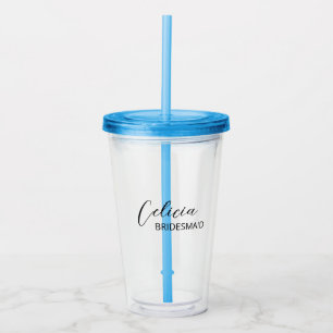 Copo De Acrílico Taça De Café Personalizada/ Doninha De Bridesmaid/