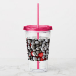 Copo De Acrílico Tão Berry Adorável - Sipper Acrílico