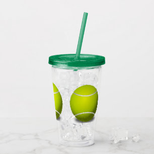 Copo De Acrílico Tênis Balls Sports Acryler Tumbler