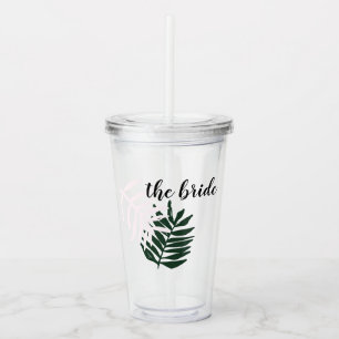 Copo De Acrílico Tropical Personalizado
