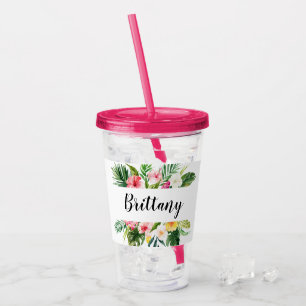 Copo De Acrílico Tropical, Você Será Minha Proposta De Bridesmaida?