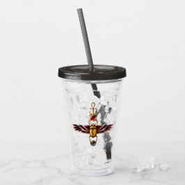 Copo De Acrílico TSDS: Gráfico de Casaco de Scarab do Seth