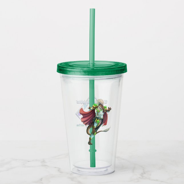 Copo De Acrílico TSDS: Justin Arisdale Cobrir Art Solo Earth (Frente)