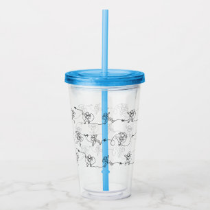 Copo De Acrílico Tumbler acrílico astronauta