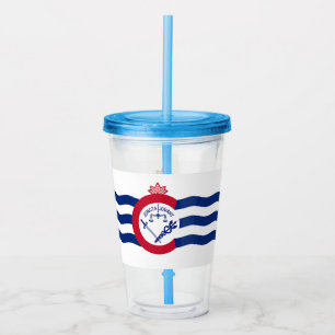 Copo De Acrílico Tumbler acrílico com a bandeira de Cincinnati