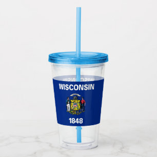 Copo De Acrílico Tumbler acrílico com a bandeira do estado de