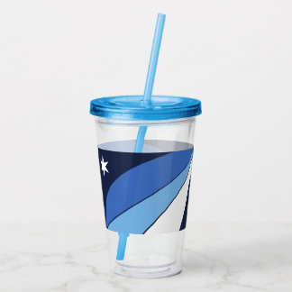 Copo De Acrílico Tumbler acrílico com bandeira da cidade de Columbi