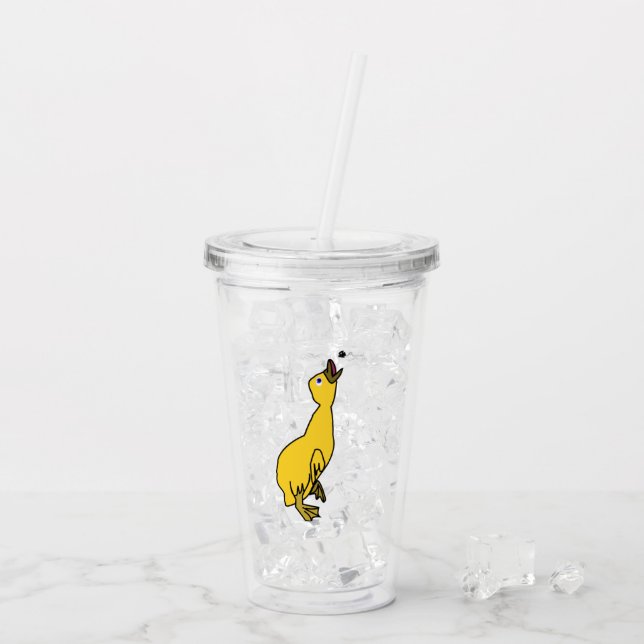 Copo De Acrílico Tumbler Acrílico de Pato Amarelo (Gelo traseiro)