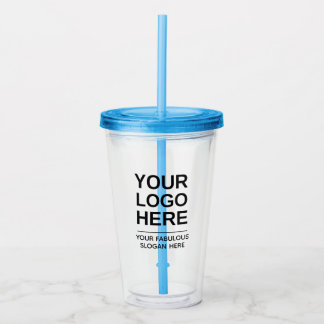 Copo De Acrílico Tumbler Acrílico Limpo Personalizado com Logotipo
