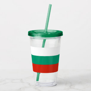 Copo De Acrílico Tumbler acrílico patriótico com a bandeira de
