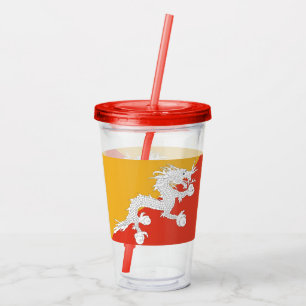 Copo De Acrílico Tumbler acrílico patriótico com a bandeira de