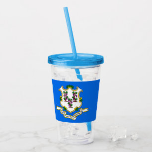 Copo De Acrílico Tumbler acrílico patriótico com a bandeira de