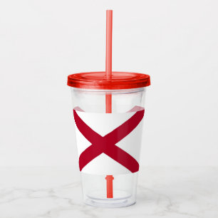 Copo De Acrílico Tumbler acrílico patriótico com bandeira de