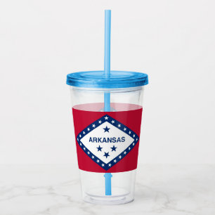 Copo De Acrílico Tumbler acrílico patriótico com bandeira de