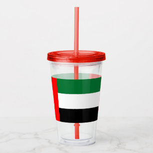 Copo De Acrílico Tumbler Acrílico Patriótico com bandeira dos Emi