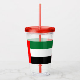 Copo De Acrílico Tumbler Acrílico Patriótico com bandeira dos Emira