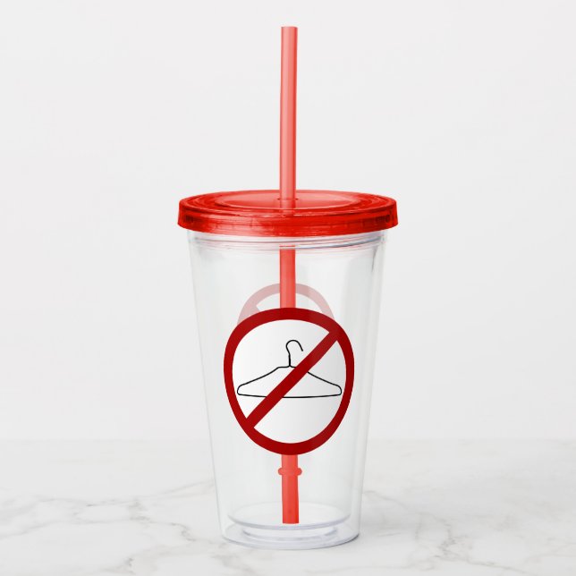Copo De Acrílico Tumbler Acrílico Pro-Choice (Frente)