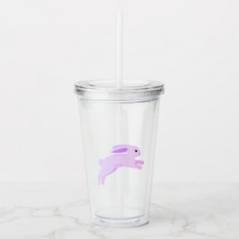 Copo De Acrílico Tumbler Acrílico Roxo Roxo Hoppy - Presente Páscoa