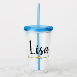 Copo De Acrílico tumbler conhecido personalizado