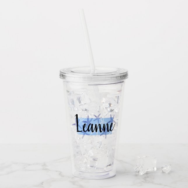 Copo De Acrílico tumbler conhecido personalizado (Gelo frontal)