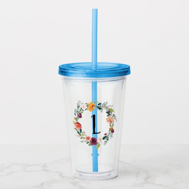 Copo De Acrílico tumbler conhecido personalizado (Frente)