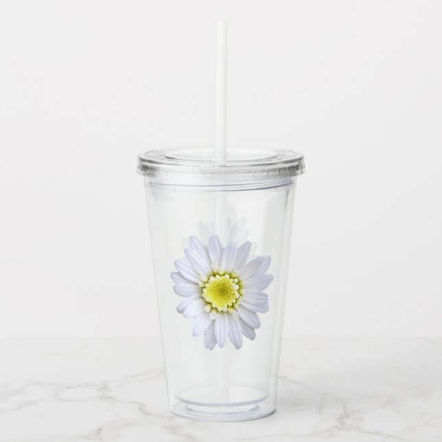 Copo De Acrílico Tumbler - Daisy (Frente)