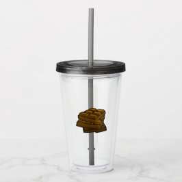 Copo De Acrílico Tumbler de Acrílico Chocolate