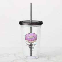 Tumbler de Acrílico com Donut