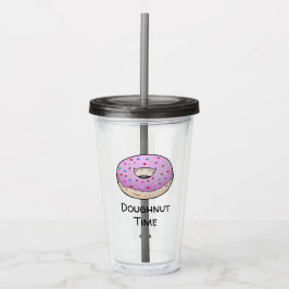 Copo De Acrílico Tumbler de Acrílico com Donut