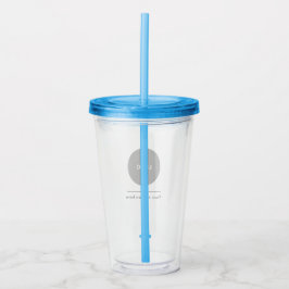 Copo De Acrílico Tumbler de Acrílico com Logotipo Personalizado e C