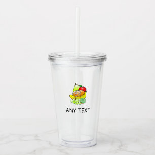 Copo De Acrílico Tumbler de Acrílico Fruit Mix