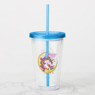 Copo De Acrílico Tumbler de acrílico mágico do Unicórn
