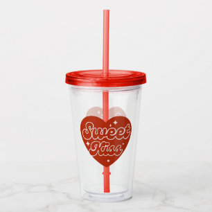 Copo De Acrílico Tumbler de Acrílico Sweet Kiss