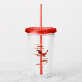Copo De Acrílico Tumbler de cotação de frango
