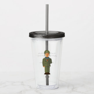 Copo De Acrílico Tumbler de Kapaun do pai