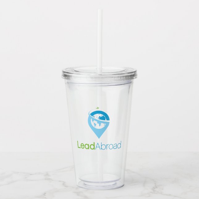 Copo De Acrílico Tumbler de LeadAbroad (Frente)