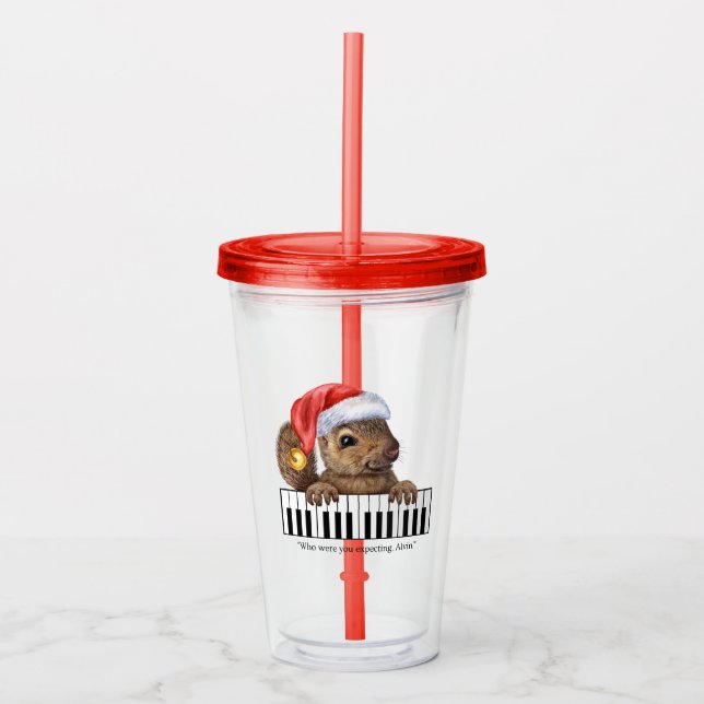 Copo De Acrílico Tumbler de Natal (Frente)