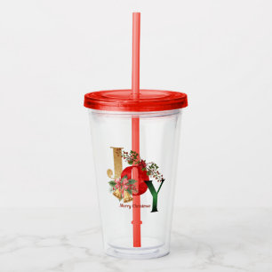 Copo De Acrílico Tumbler de Natal
