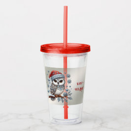 Copo De Acrílico Tumbler de Natal Holiday