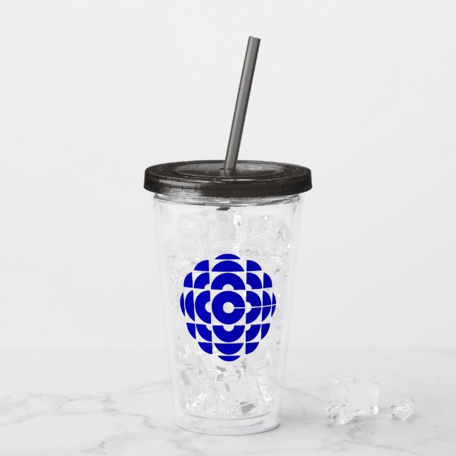 Copo De Acrílico Tumbler do logotipo CBC 1986 (Gelo traseiro)