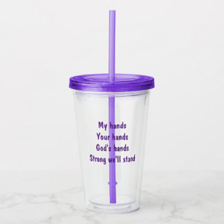 Copo De Acrílico Tumbler Inspirador